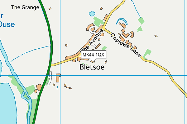 MK44 1QX map - OS VectorMap District (Ordnance Survey) MK44 1QX map - OS VectorMap District (Ordnance Survey)