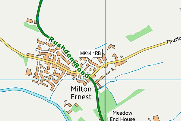 MK44 1RB map - OS VectorMap District (Ordnance Survey)