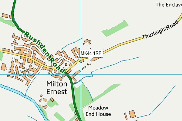 MK44 1RF map - OS VectorMap District (Ordnance Survey) MK44 1RF map - OS VectorMap District (Ordnance Survey)
