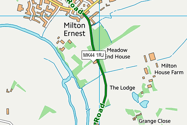 MK44 1RJ map - OS VectorMap District (Ordnance Survey) MK44 1RJ map - OS VectorMap District (Ordnance Survey)