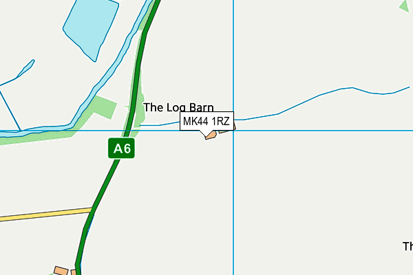 MK44 1RZ map - OS VectorMap District (Ordnance Survey)