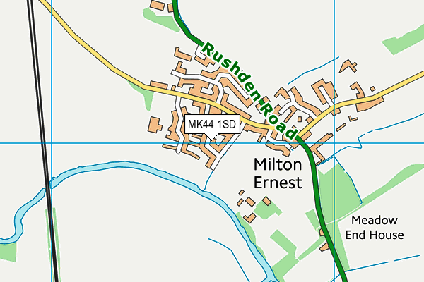 MK44 1SD map - OS VectorMap District (Ordnance Survey) MK44 1SD map - OS VectorMap District (Ordnance Survey)