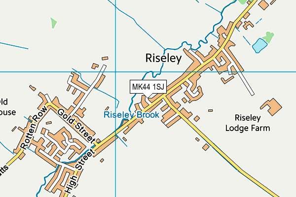 MK44 1SJ map - OS VectorMap District (Ordnance Survey)
