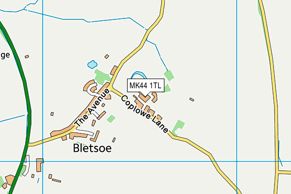 MK44 1TL map - OS VectorMap District (Ordnance Survey) MK44 1TL map - OS VectorMap District (Ordnance Survey)