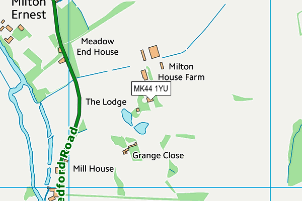 MK44 1YU map - OS VectorMap District (Ordnance Survey) MK44 1YU map - OS VectorMap District (Ordnance Survey)