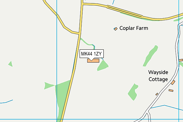 MK44 1ZY map - OS VectorMap District (Ordnance Survey) MK44 1ZY map - OS VectorMap District (Ordnance Survey)
