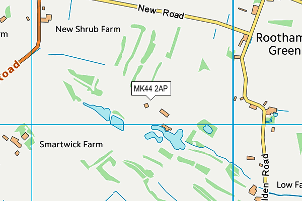 MK44 2AP map - OS VectorMap District (Ordnance Survey) MK44 2AP map - OS VectorMap District (Ordnance Survey)