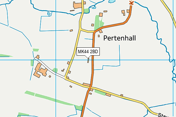 MK44 2BD map - OS VectorMap District (Ordnance Survey) MK44 2BD map - OS VectorMap District (Ordnance Survey)