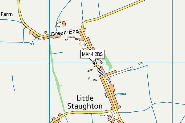 MK44 2BS map - OS VectorMap District (Ordnance Survey)