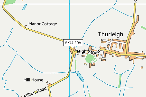 MK44 2DA map - OS VectorMap District (Ordnance Survey)