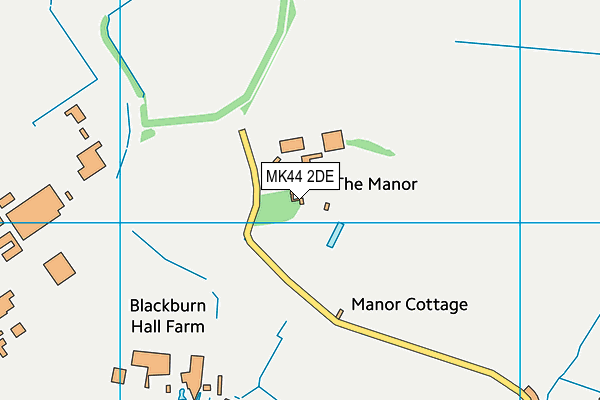 MK44 2DE map - OS VectorMap District (Ordnance Survey) MK44 2DE map - OS VectorMap District (Ordnance Survey)