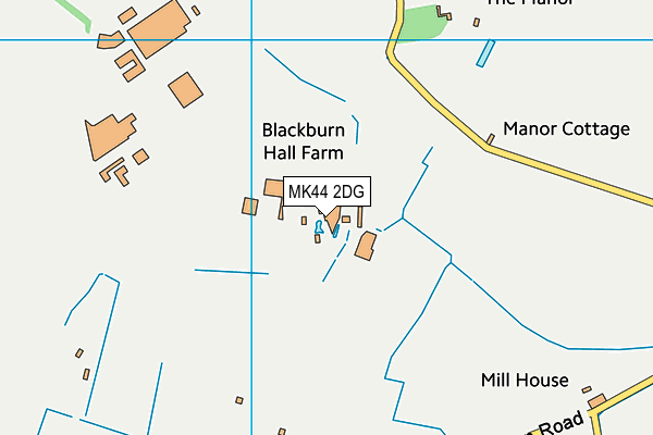 MK44 2DG map - OS VectorMap District (Ordnance Survey) MK44 2DG map - OS VectorMap District (Ordnance Survey)