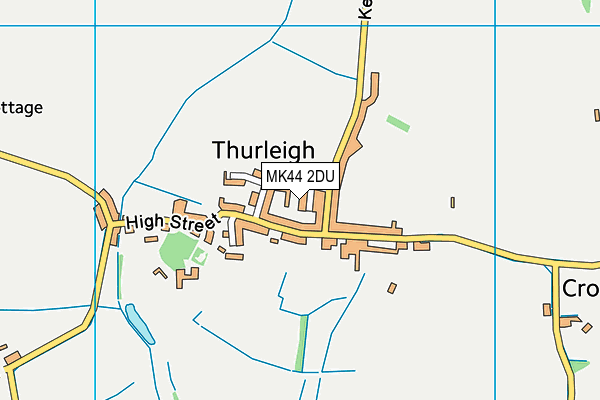 MK44 2DU map - OS VectorMap District (Ordnance Survey) MK44 2DU map - OS VectorMap District (Ordnance Survey)