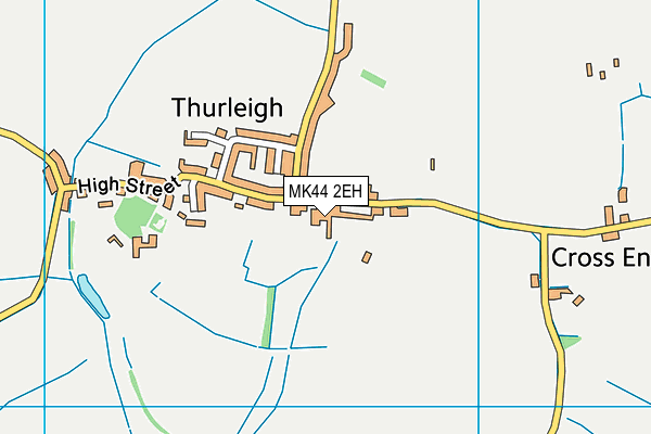 MK44 2EH map - OS VectorMap District (Ordnance Survey)