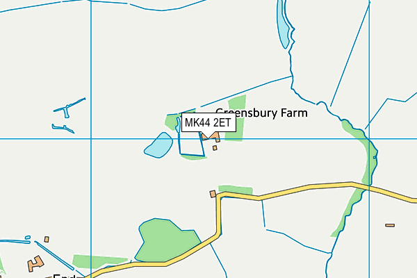 MK44 2ET map - OS VectorMap District (Ordnance Survey) MK44 2ET map - OS VectorMap District (Ordnance Survey)