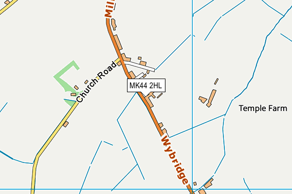 MK44 2HL map - OS VectorMap District (Ordnance Survey) MK44 2HL map - OS VectorMap District (Ordnance Survey)