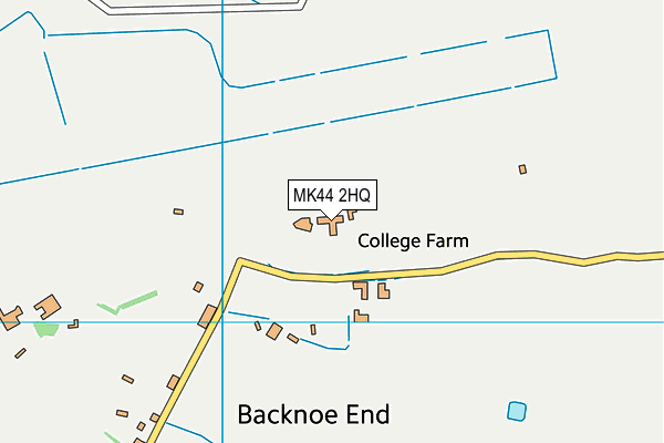 MK44 2HQ map - OS VectorMap District (Ordnance Survey) MK44 2HQ map - OS VectorMap District (Ordnance Survey)