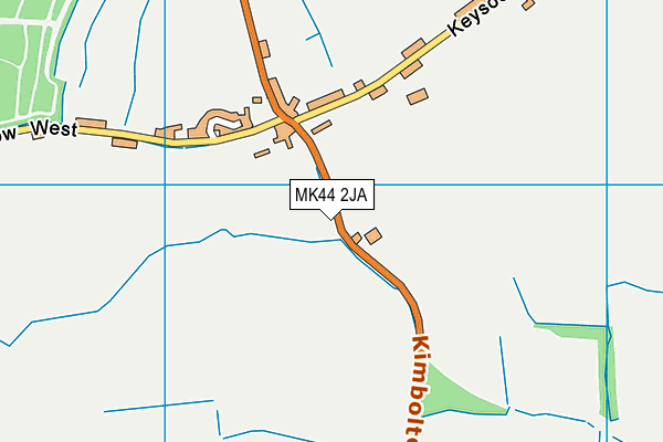 MK44 2JA map - OS VectorMap District (Ordnance Survey)