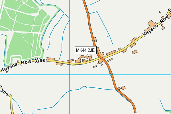 MK44 2JE map - OS VectorMap District (Ordnance Survey) MK44 2JE map - OS VectorMap District (Ordnance Survey)