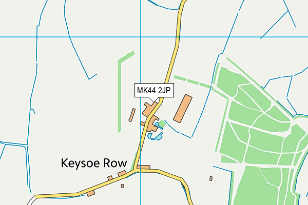 MK44 2JP map - OS VectorMap District (Ordnance Survey) MK44 2JP map - OS VectorMap District (Ordnance Survey)