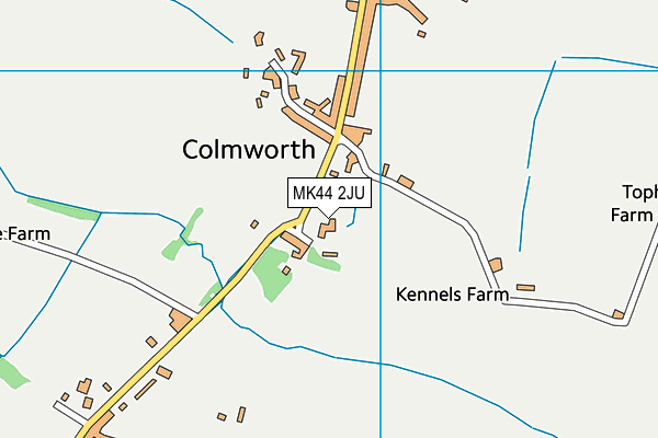 MK44 2JU map - OS VectorMap District (Ordnance Survey) MK44 2JU map - OS VectorMap District (Ordnance Survey)