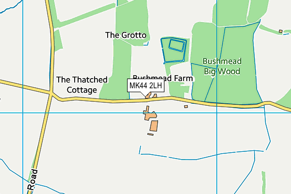 MK44 2LH map - OS VectorMap District (Ordnance Survey) MK44 2LH map - OS VectorMap District (Ordnance Survey)