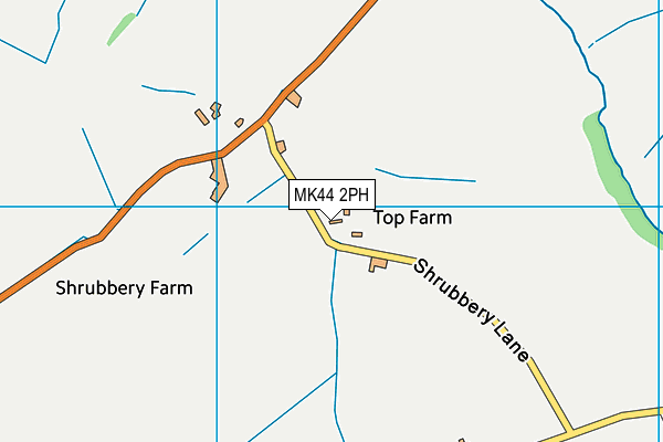 MK44 2PH map - OS VectorMap District (Ordnance Survey)