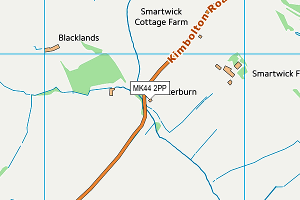 MK44 2PP map - OS VectorMap District (Ordnance Survey) MK44 2PP map - OS VectorMap District (Ordnance Survey)