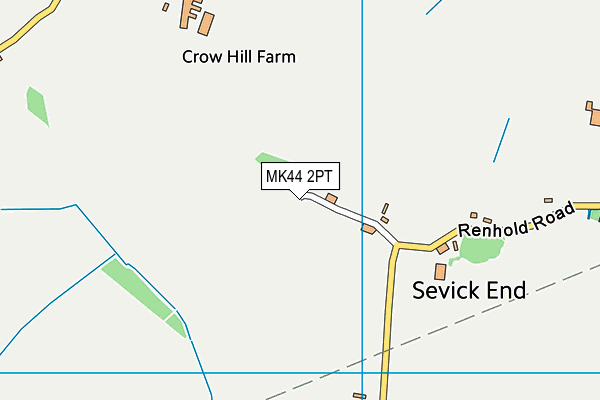 MK44 2PT map - OS VectorMap District (Ordnance Survey) MK44 2PT map - OS VectorMap District (Ordnance Survey)