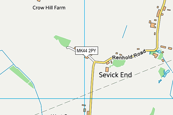 MK44 2PY map - OS VectorMap District (Ordnance Survey) MK44 2PY map - OS VectorMap District (Ordnance Survey)