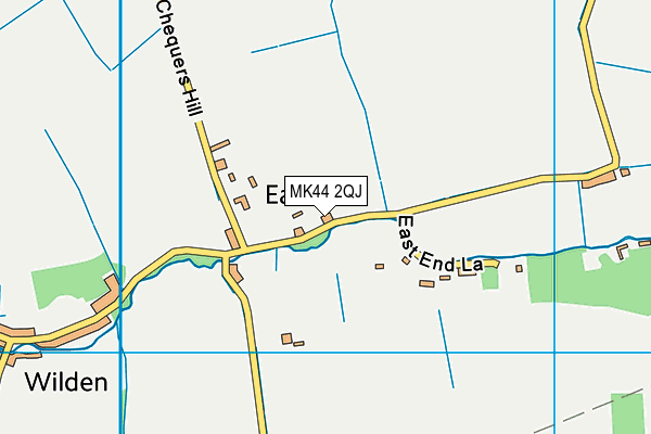 MK44 2QJ map - OS VectorMap District (Ordnance Survey) MK44 2QJ map - OS VectorMap District (Ordnance Survey)