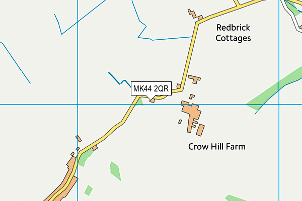 MK44 2QR map - OS VectorMap District (Ordnance Survey) MK44 2QR map - OS VectorMap District (Ordnance Survey)