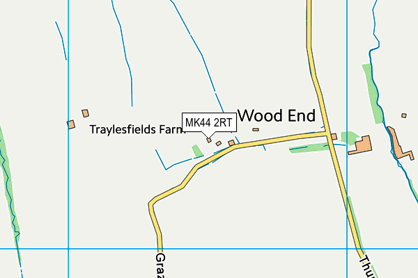 MK44 2RT map - OS VectorMap District (Ordnance Survey) MK44 2RT map - OS VectorMap District (Ordnance Survey)