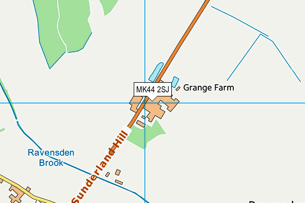 MK44 2SJ map - OS VectorMap District (Ordnance Survey) MK44 2SJ map - OS VectorMap District (Ordnance Survey)