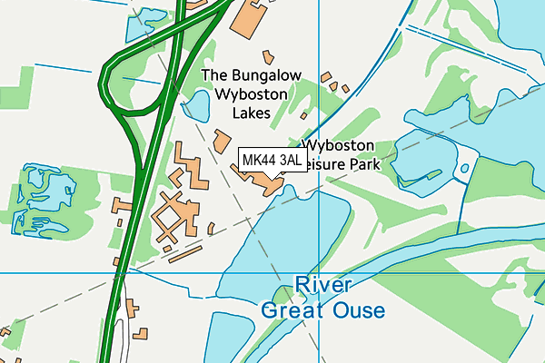 MK44 3AL map - OS VectorMap District (Ordnance Survey) MK44 3AL map - OS VectorMap District (Ordnance Survey)