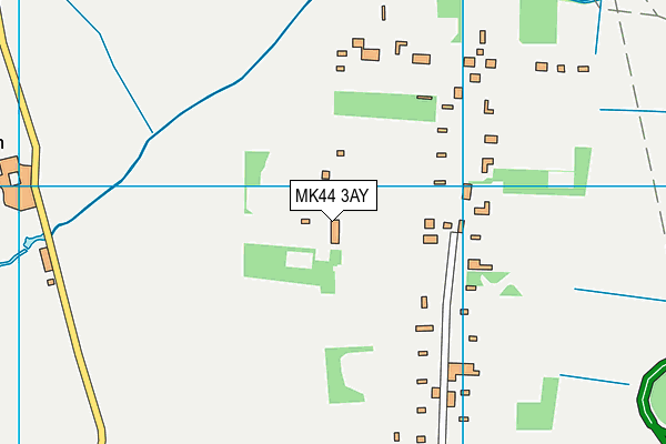 MK44 3AY map - OS VectorMap District (Ordnance Survey) MK44 3AY map - OS VectorMap District (Ordnance Survey)