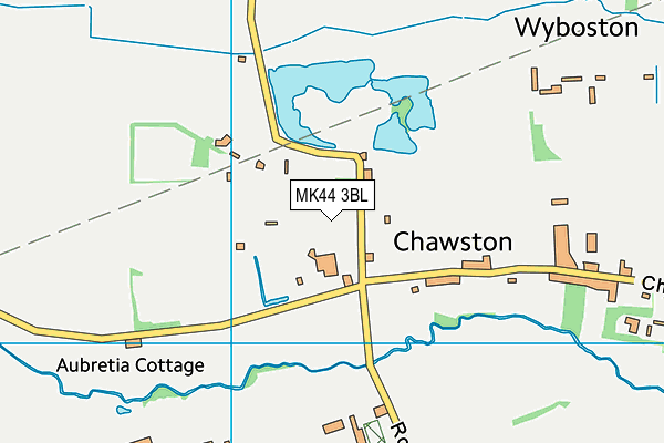 MK44 3BL map - OS VectorMap District (Ordnance Survey) MK44 3BL map - OS VectorMap District (Ordnance Survey)