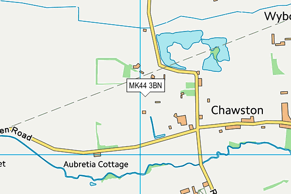 MK44 3BN map - OS VectorMap District (Ordnance Survey) MK44 3BN map - OS VectorMap District (Ordnance Survey)