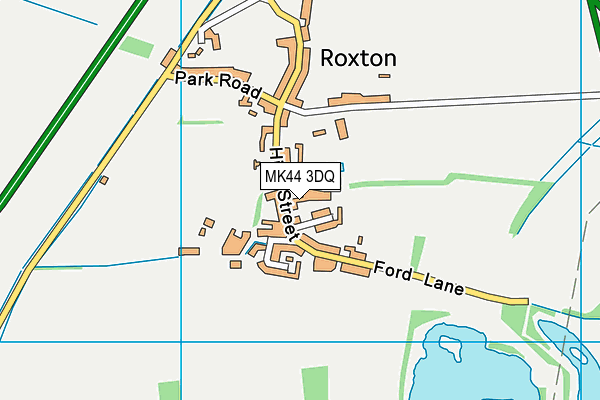 MK44 3DQ map - OS VectorMap District (Ordnance Survey) MK44 3DQ map - OS VectorMap District (Ordnance Survey)