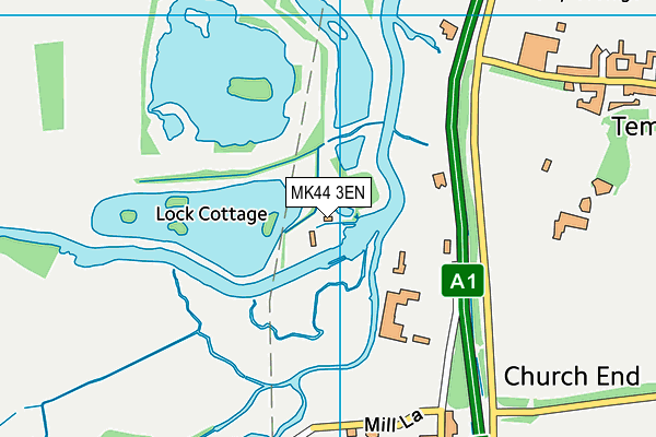 MK44 3EN map - OS VectorMap District (Ordnance Survey) MK44 3EN map - OS VectorMap District (Ordnance Survey)