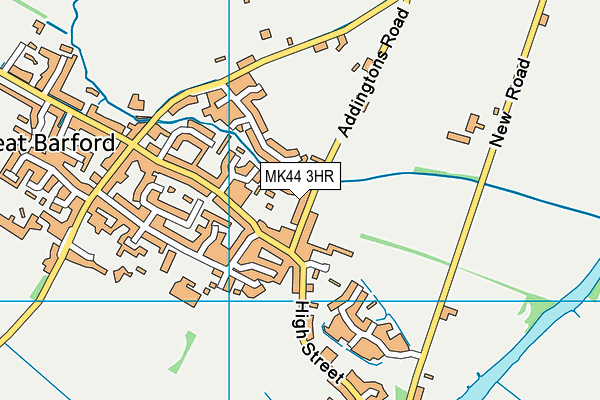 MK44 3HR map - OS VectorMap District (Ordnance Survey) MK44 3HR map - OS VectorMap District (Ordnance Survey)