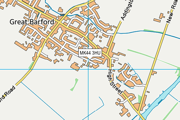 MK44 3HU map - OS VectorMap District (Ordnance Survey) MK44 3HU map - OS VectorMap District (Ordnance Survey)