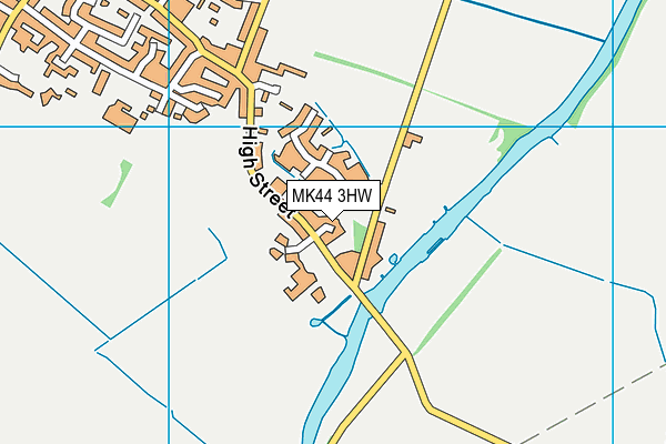 MK44 3HW map - OS VectorMap District (Ordnance Survey) MK44 3HW map - OS VectorMap District (Ordnance Survey)