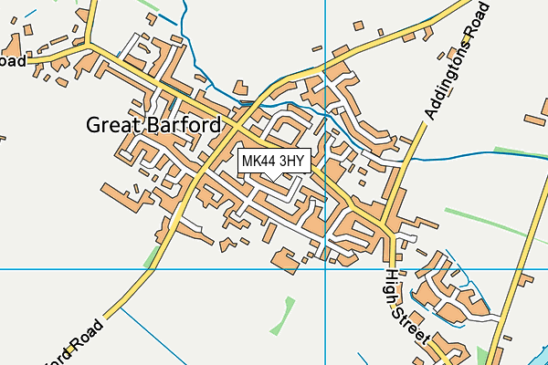 MK44 3HY map - OS VectorMap District (Ordnance Survey) MK44 3HY map - OS VectorMap District (Ordnance Survey)