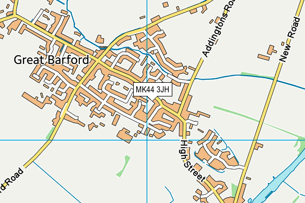 MK44 3JH map - OS VectorMap District (Ordnance Survey) MK44 3JH map - OS VectorMap District (Ordnance Survey)