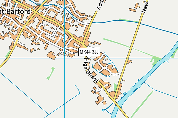 MK44 3JJ map - OS VectorMap District (Ordnance Survey) MK44 3JJ map - OS VectorMap District (Ordnance Survey)