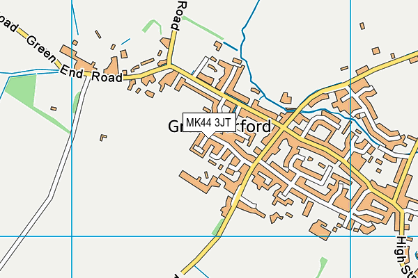 MK44 3JT map - OS VectorMap District (Ordnance Survey) MK44 3JT map - OS VectorMap District (Ordnance Survey)