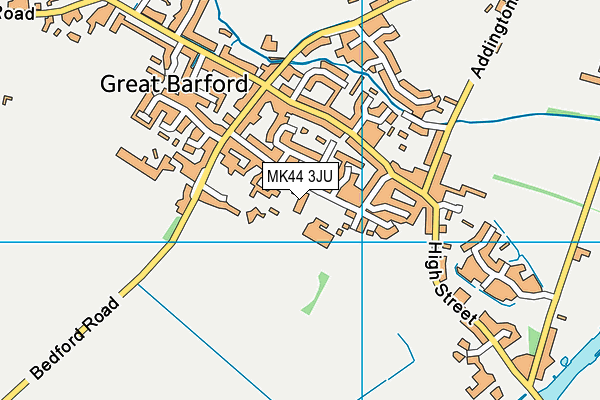 MK44 3JU map - OS VectorMap District (Ordnance Survey) MK44 3JU map - OS VectorMap District (Ordnance Survey)