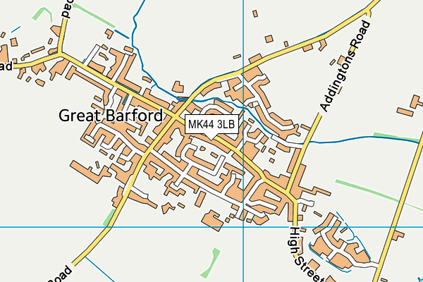 MK44 3LB map - OS VectorMap District (Ordnance Survey) MK44 3LB map - OS VectorMap District (Ordnance Survey)