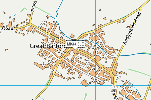 MK44 3LE map - OS VectorMap District (Ordnance Survey) MK44 3LE map - OS VectorMap District (Ordnance Survey)
